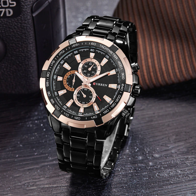 Miniatura: Top Brand Luxury full steel Watches Men Sports Business Casual quartz Wrist
