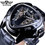 Thumbnail: Winner Steampunk Fashion Triangle Golden Skeleton Movement Mysterious Men