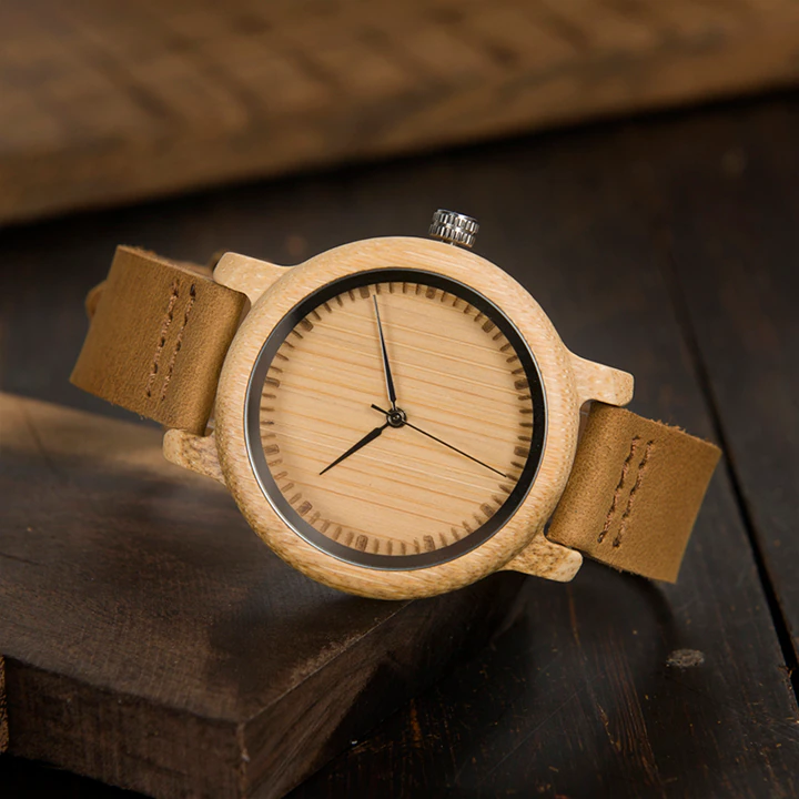 Миниатюра: BOBO BIRD Causal Bamboo Watches for Men and Women Bright Silicon Band montre
