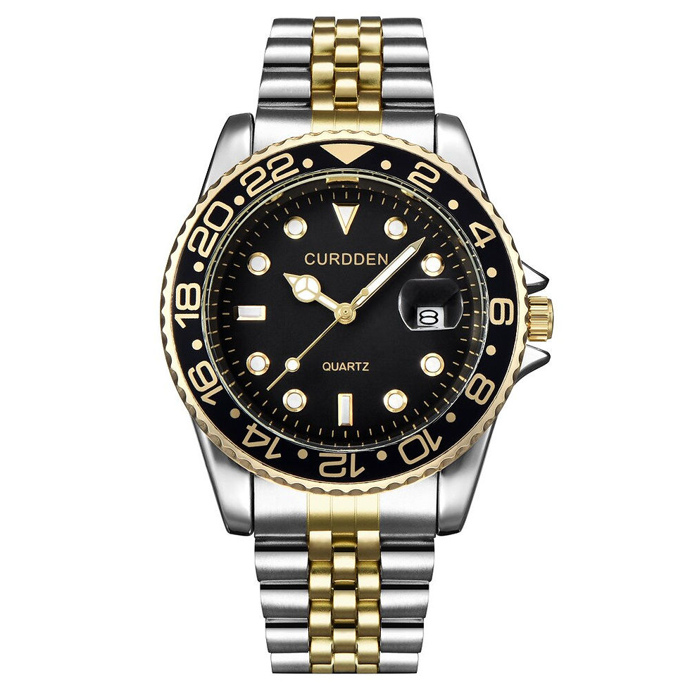 Miniatura: Free Dropping Role Watch Men Quartz Mens Watches Top Luxury Brand Watch Man Gold