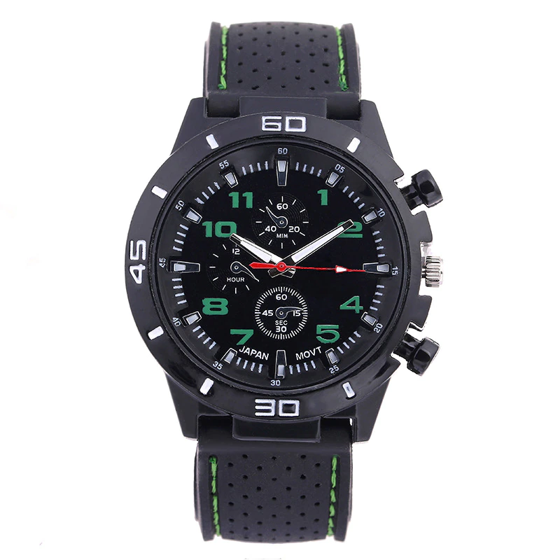 Miniatura: 2020 Men Silicone band Gemius Army Military watch watch High Quality Quartz