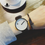 Thumbnail: 2019 Minimalist style creative wristwatches BGG black & white new design Dot and