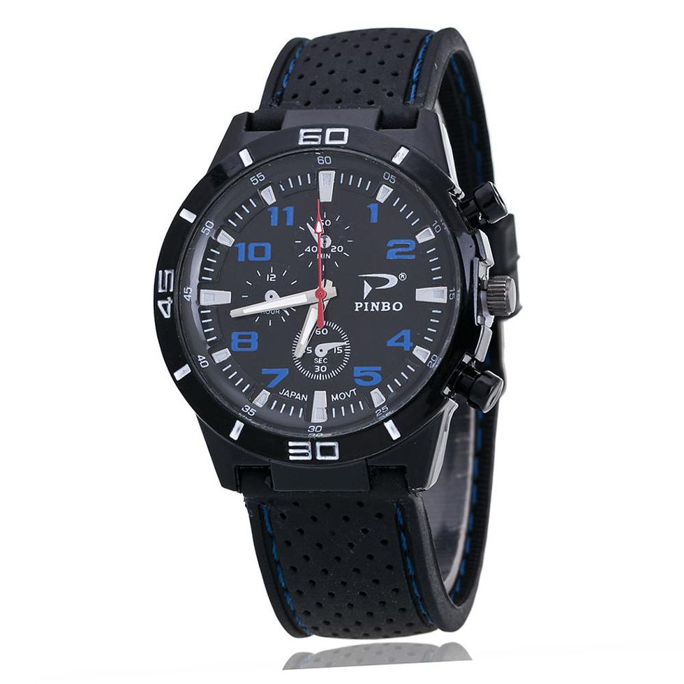 Miniatura: 2020 Men Silicone band Gemius Army Military watch watch High Quality Quartz