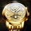 Thumbnail: NEKTOM 2022 Men Watches Luxury Top Brand Gold Watch Stainless Steel Big Male