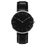 Thumbnail: Simple Style Quartz Clock No Logo Ultra-thin Military Army Leather Watches