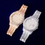 Thumbnail: Bubble Letter Watch Ice Big Dial Military Quartz Day Date Luxury Rhinestone