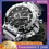 Thumbnail: NEKTOM Men's Watches Quartz Watch Waterproof Watches Steel Strap Wristwatch