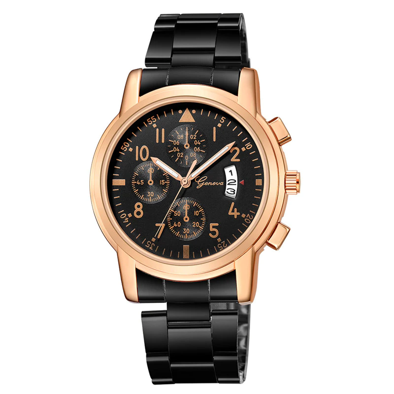 الصورة المصغرة: 2019 New Luxury Fashion Watches man Fashion Military Stainless Steel Date Sport 