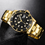 Thumbnail: Free Dropping Role Watch Men Quartz Mens Watches Top Luxury Brand Watch Man Gold