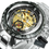 Thumbnail: WINNER Official Men Mechanical Wristwatches Skeleton Watch Golden Mens Watches
