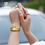 Thumbnail: Square Gold Watch Women Men Noble Quartz Wrist Watches Water Resistant Hand