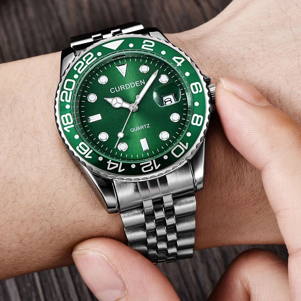 Miniatura: Free Dropping Role Watch Men Quartz Mens Watches Top Luxury Brand Watch Man Gold