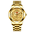 Thumbnail: New Golden Mens Watches Top Brand Luxury Chinese Dragon Watch Business Full