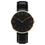Thumbnail: Simple Style Quartz Clock No Logo Ultra-thin Military Army Leather Watches