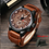Thumbnail: Top CURREN 8225 Brand Luxury Mens Watches Male Clocks Date Sport Military Clock 