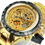 Thumbnail: WINNER Official Men Mechanical Wristwatches Skeleton Watch Golden Mens Watches