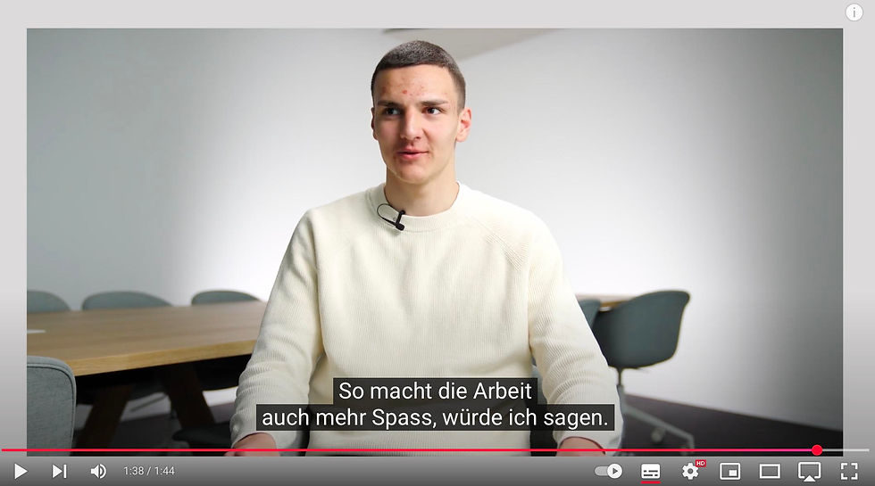 Et voilà: So macht die Arbeit auch mehr Spass, würde ich sagen!