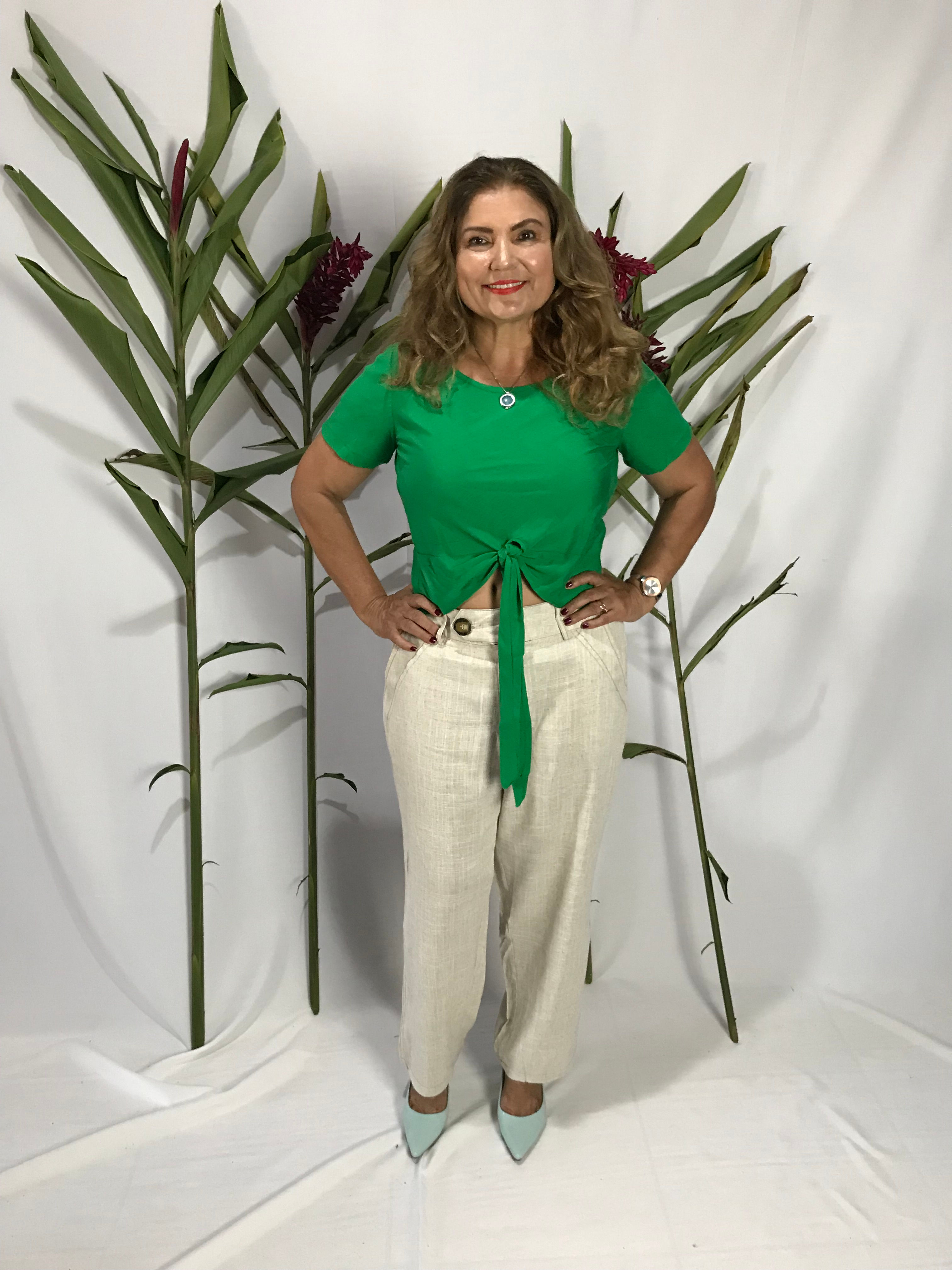 Calça de linho