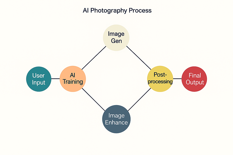 The AI Photography Process: From Input to Output