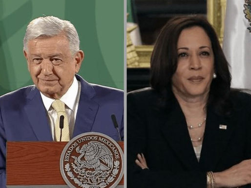 AMLO solicitó a Kamala Harris más vacunas para aplicar dosis a adultos de 50 años
