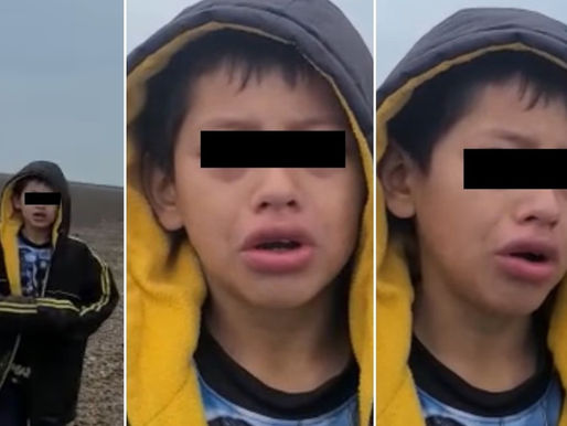Niño abandonado en frontera de EU iba con su mamá