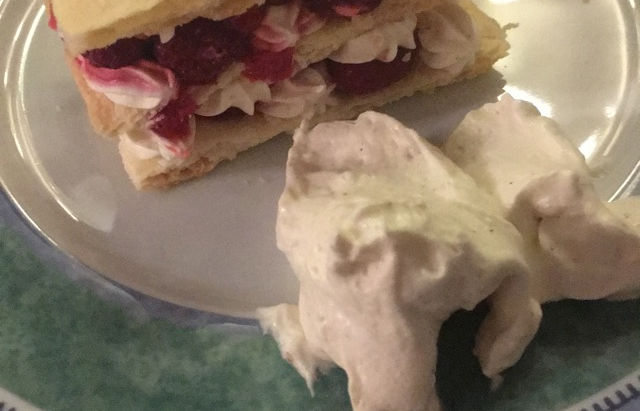 Mille-feuilles de framboise