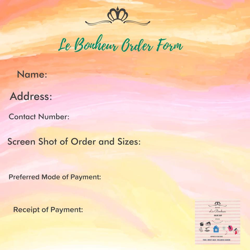 payment form
