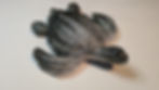 Black and Silver Austrian Crystal Turtle