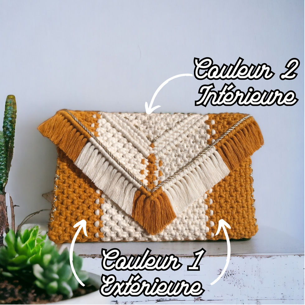 Miniature : Pochette LOUISE bicolore