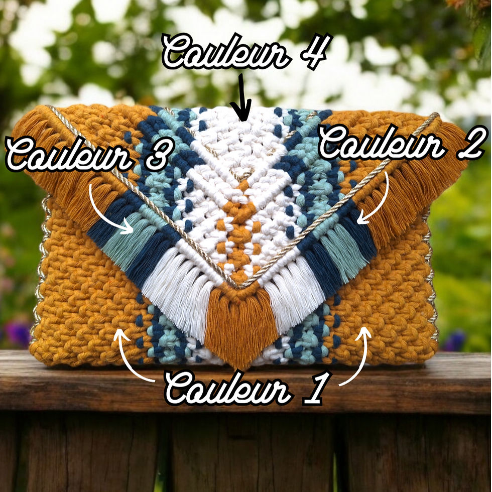 Miniature : Pochette LOUISE 4 couleurs