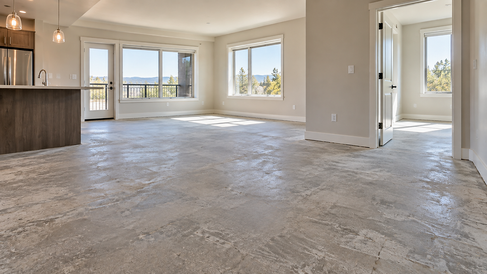 Rent-ready apartment unit with flooring addressed before winter in a Central Oregon property