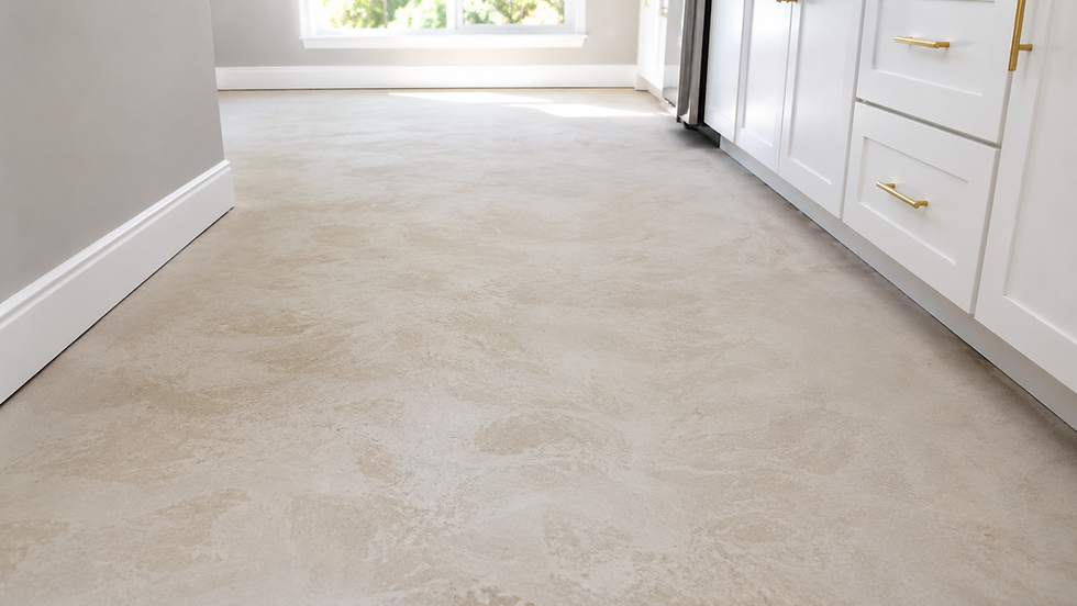 Clean subfloor after dust-free floor removal in a Bend Oregon home