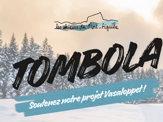 🎿 TOMBOLA – SOUTENEZ NOTRE PROJET VASALOPPET ! 🇸🇪