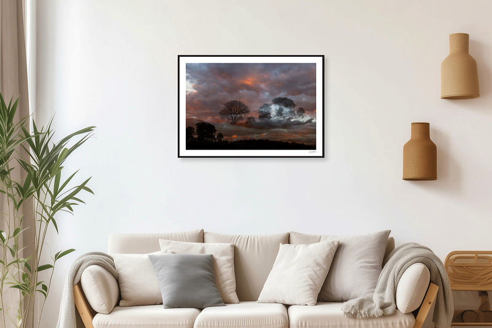 Thumbnail: " La fin du jour " - n° 5 / 7 - 80 x 60 cm