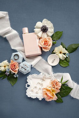flat lay wedding photography colorado
