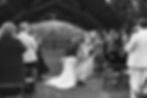 first kiss coming down the aisle