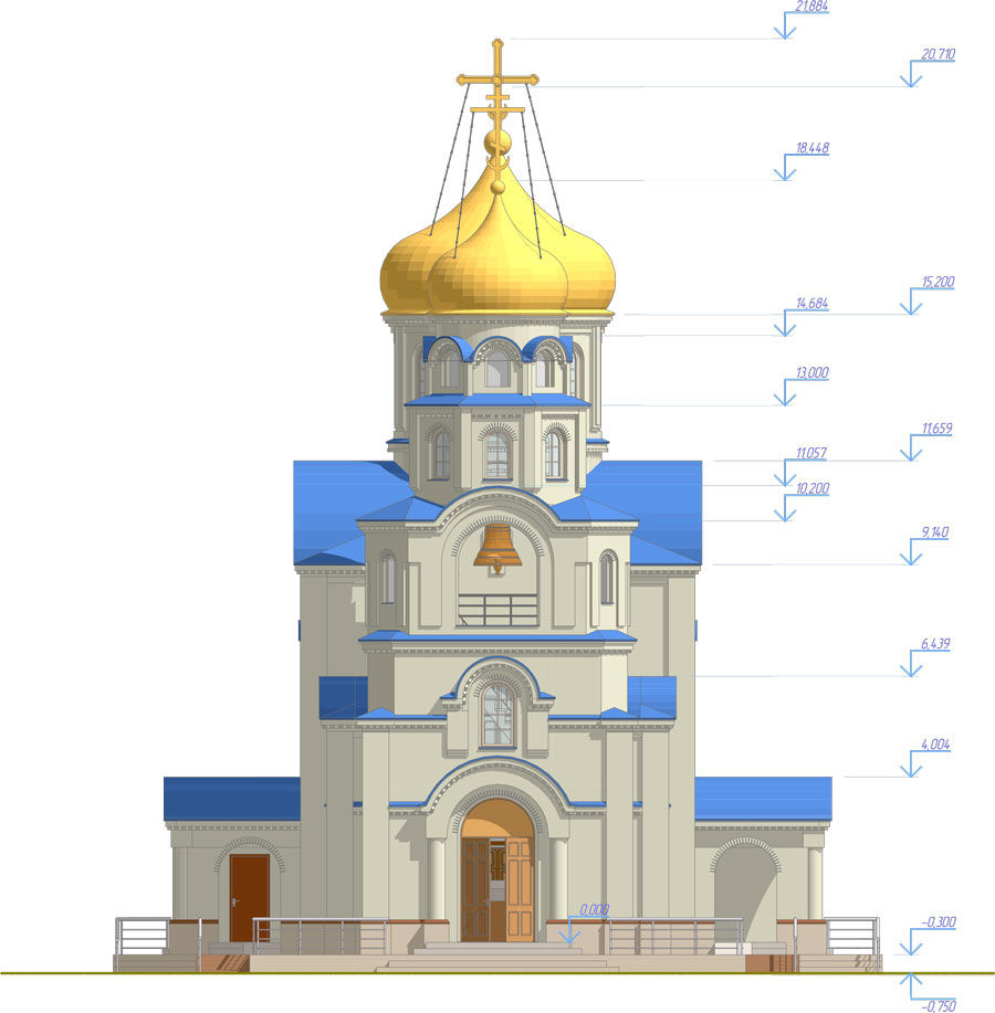 Западный фасад