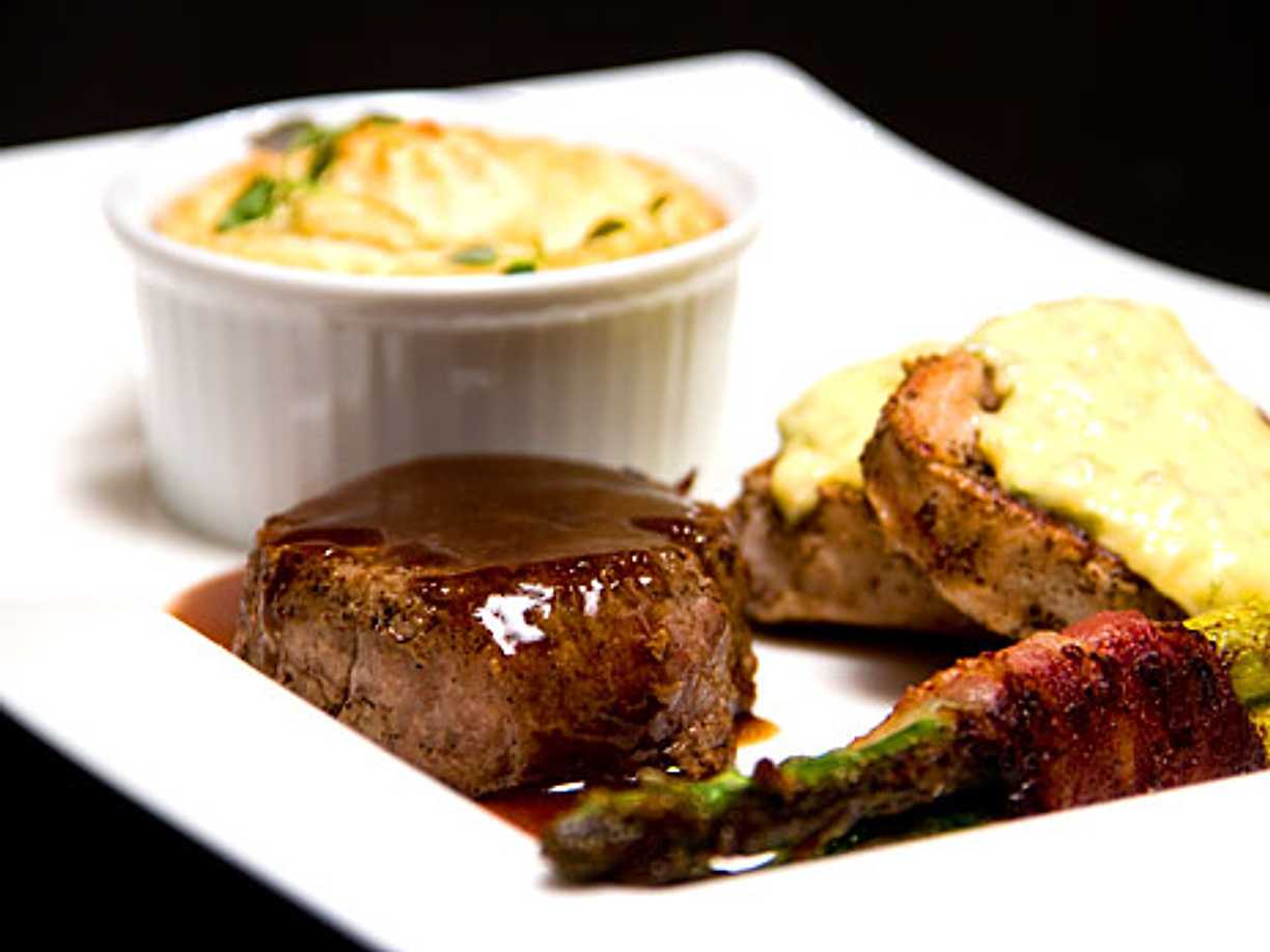 Arranged Food and Objects