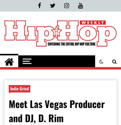 D.Rim featured in Hip Hop Weekly