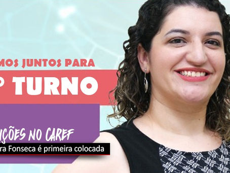 Débora Fonseca é primeira colocada na eleição do Caref