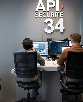 Centre de télésurveillance de la société API Sécurité 34