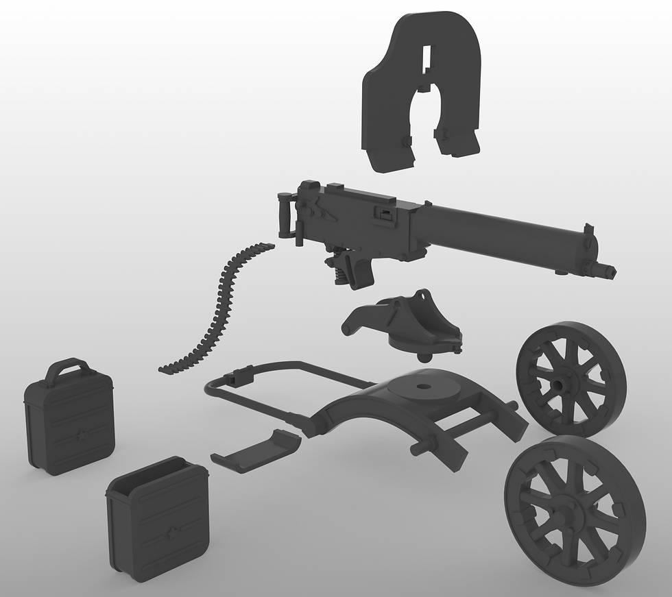 Thumbnail: M1910 Maxim Machine Gun - WW1 - Smooth Jacket