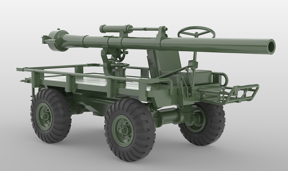 Thumbnail: M-40 105mm Recoilless Rifle Set - For M274 Mule