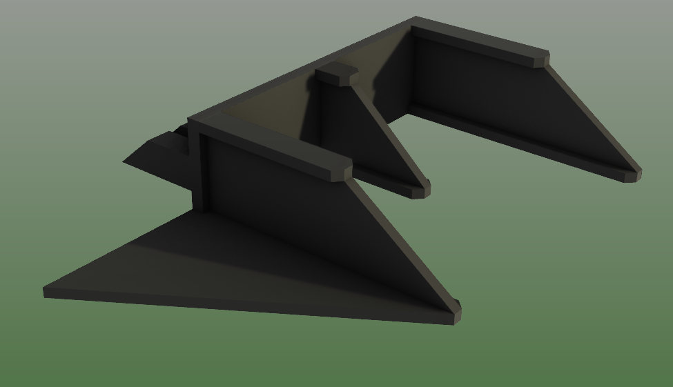 Culin Hedgerow Cutter for M4 Sherman Tank - Type 4 - Partial Blade
