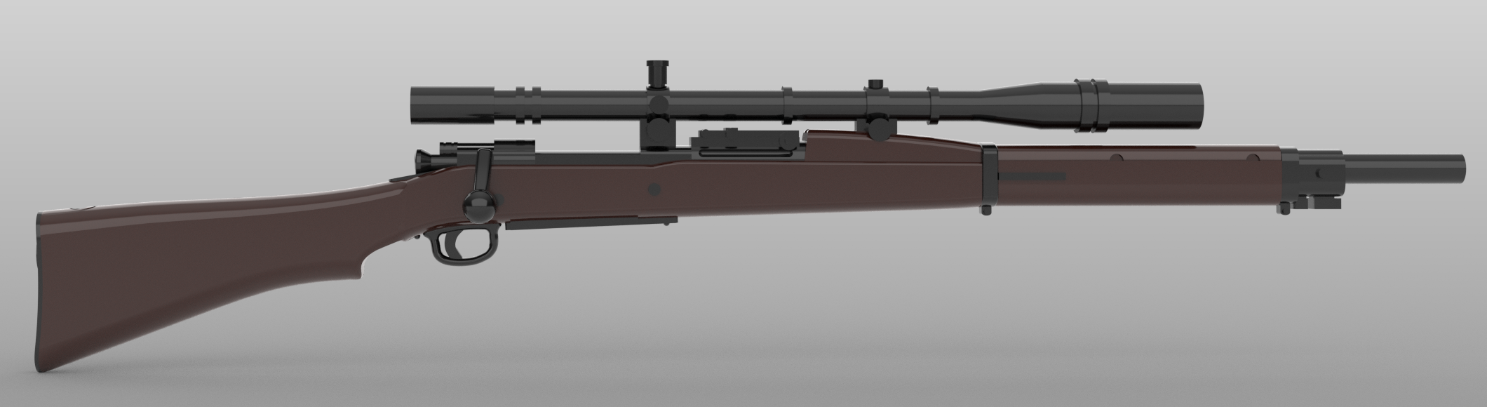 Springfield Rifle - M1903A1 - Sniper - Unertl - C Stock