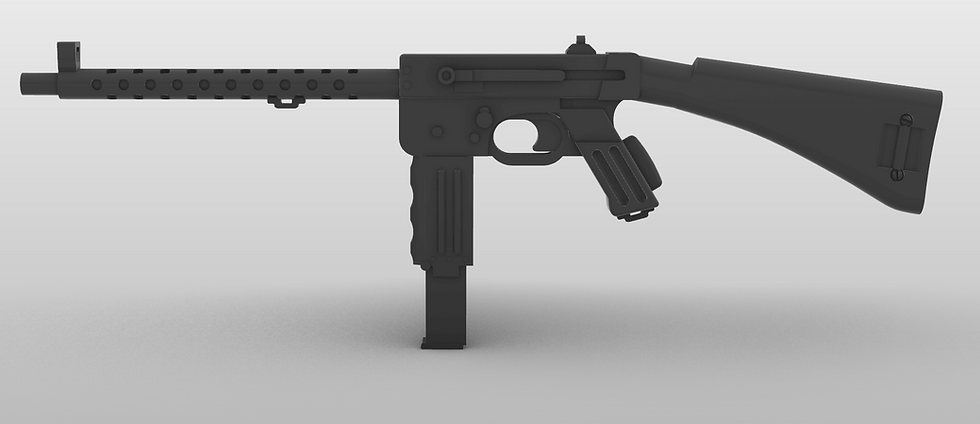 Thumbnail: MAT-49/54 Submachine Gun - Police version
