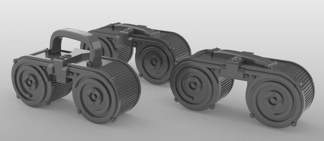 Patronentrommel 34 - MG 34 Drum Magazine Carrier Set