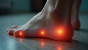 Foot pain from stress fracture