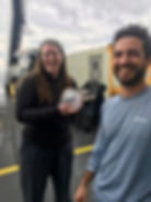 I was awarded a frozen flying fish totem for my first Alvin dive- an ode to a bucket of ice water being dumped on me.