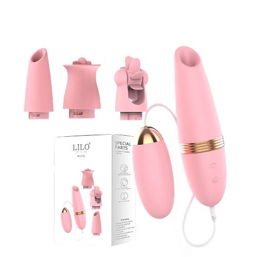 Kit de bala vibradora con 4 diferentes puntas para diferentes estimulos